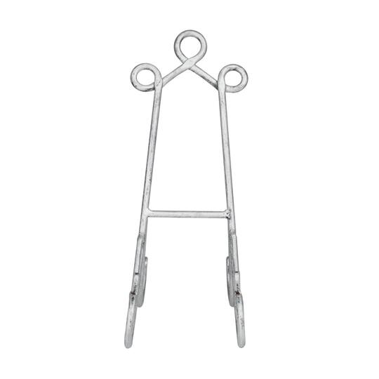 14" Gray Metal Traditional Easel